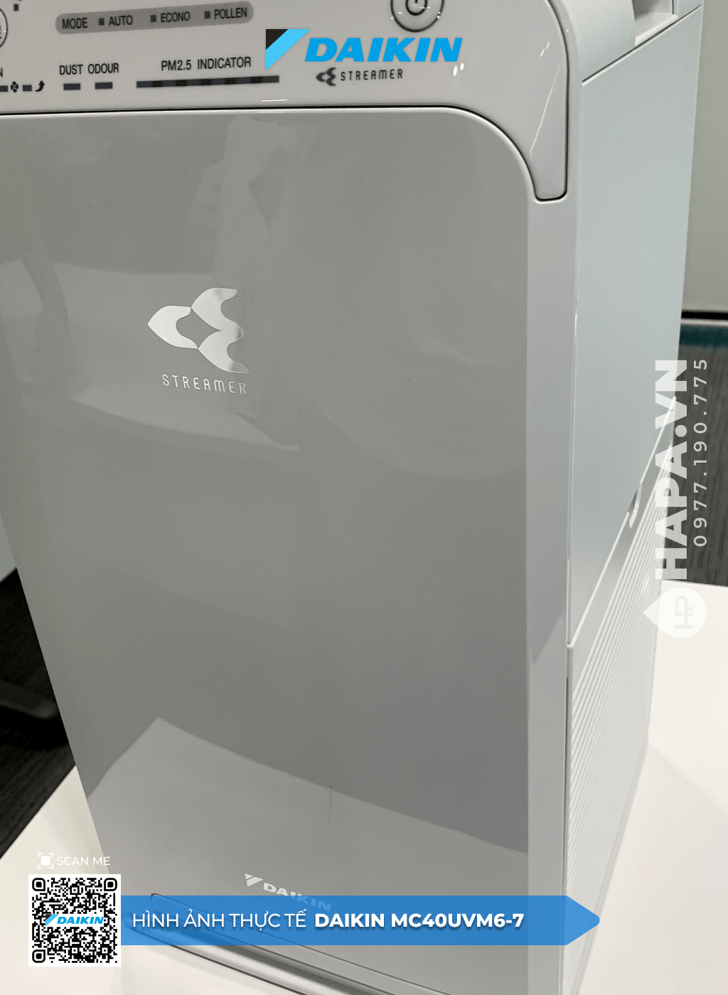 Hình ảnh thực tế của Máy Lọc Không Khí DAIKIN MC40UVM6-7 tại Saigon House, Quận 4, TP HCM - 03