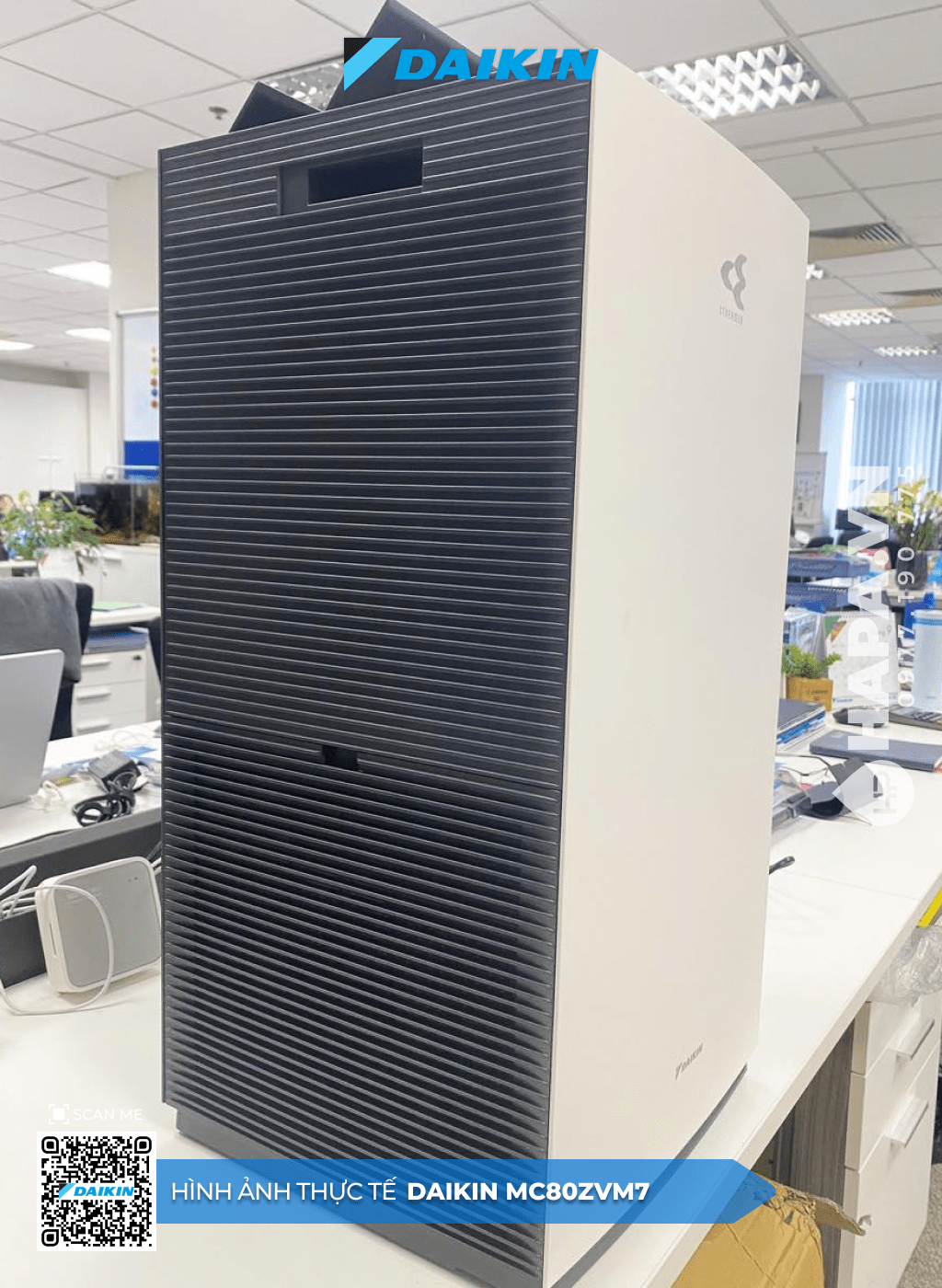 Hình ảnh thực tế của Máy Lọc Không Khí DAIKIN MC80ZVM7 tại Văn phòng An Khang, Ninh Thuận
