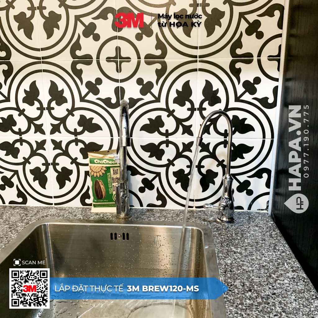Hình ảnh lắp đặt thực tế của Máy Lọc Nước 3M BREW120-MS tại Golden River, Quận 1, TP. HCM - 4