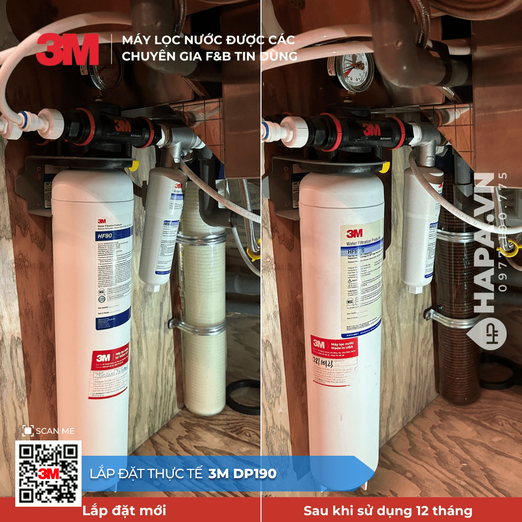 Lắp Đặt Máy Lọc Nước 3M DP190 tại Quán Cafe, Quận 5, TP HCM - 02