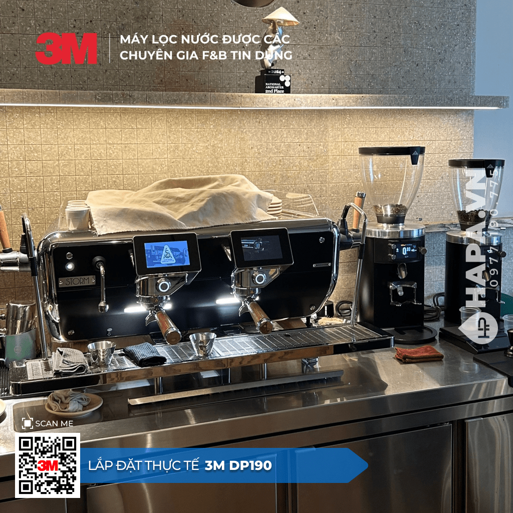 Lắp Đặt Máy Lọc Nước 3M DP190 tại Quán Cafe, Quận 5, TP HCM - 03