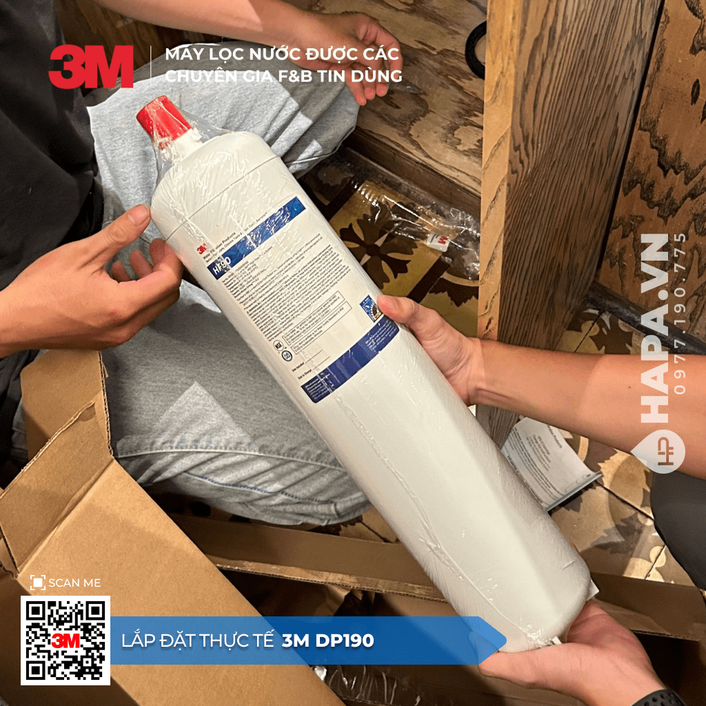 Lắp Đặt Máy Lọc Nước 3M DP190 tại Quán Cafe, Quận 5, TP HCM - 04