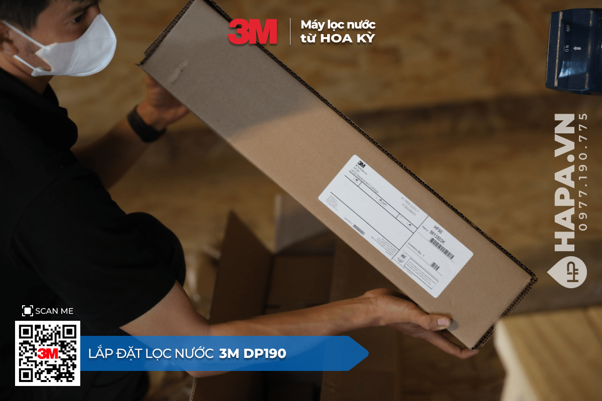 Hình ảnh thực tế Lắp Đặt Máy Lọc Nước 3M DP190 tại Trạm Rang Cà Phê, Quận 2, TP HCM - 03