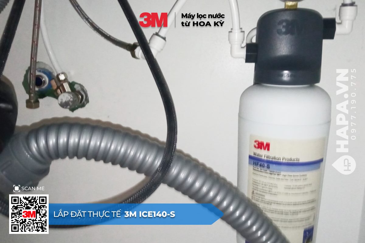 Hình ảnh lắp đặt thực tế của Máy Lọc Nước 3M ICE140-S tại Chung cư Central Garden, Quận 1, TP.HCM