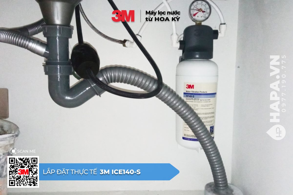 Hình ảnh lắp đặt thực tế của Máy Lọc Nước 3M ICE140-S tại Chung cư Central Garden, Quận 1, TP.HCM
