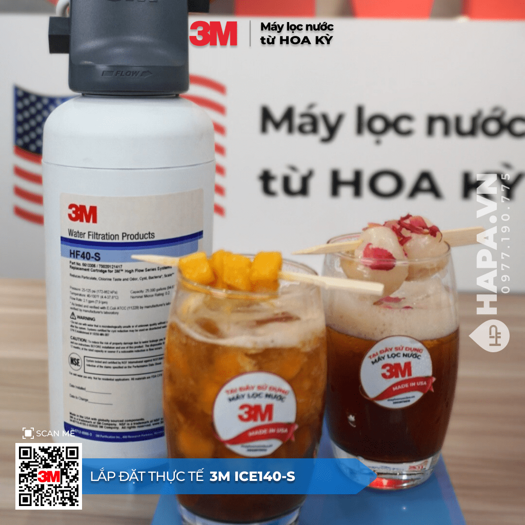 Hình ảnh Lắp Đặt Máy Lọc Nước 3M ICE140-S tại Nhà Hàng Quận 7, TP. HCM - 02