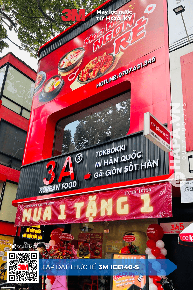 Hình ảnh Lắp Đặt Máy Lọc Nước 3M ICE140-S tại Nhà Hàng Quận 7, TP. HCM - 04