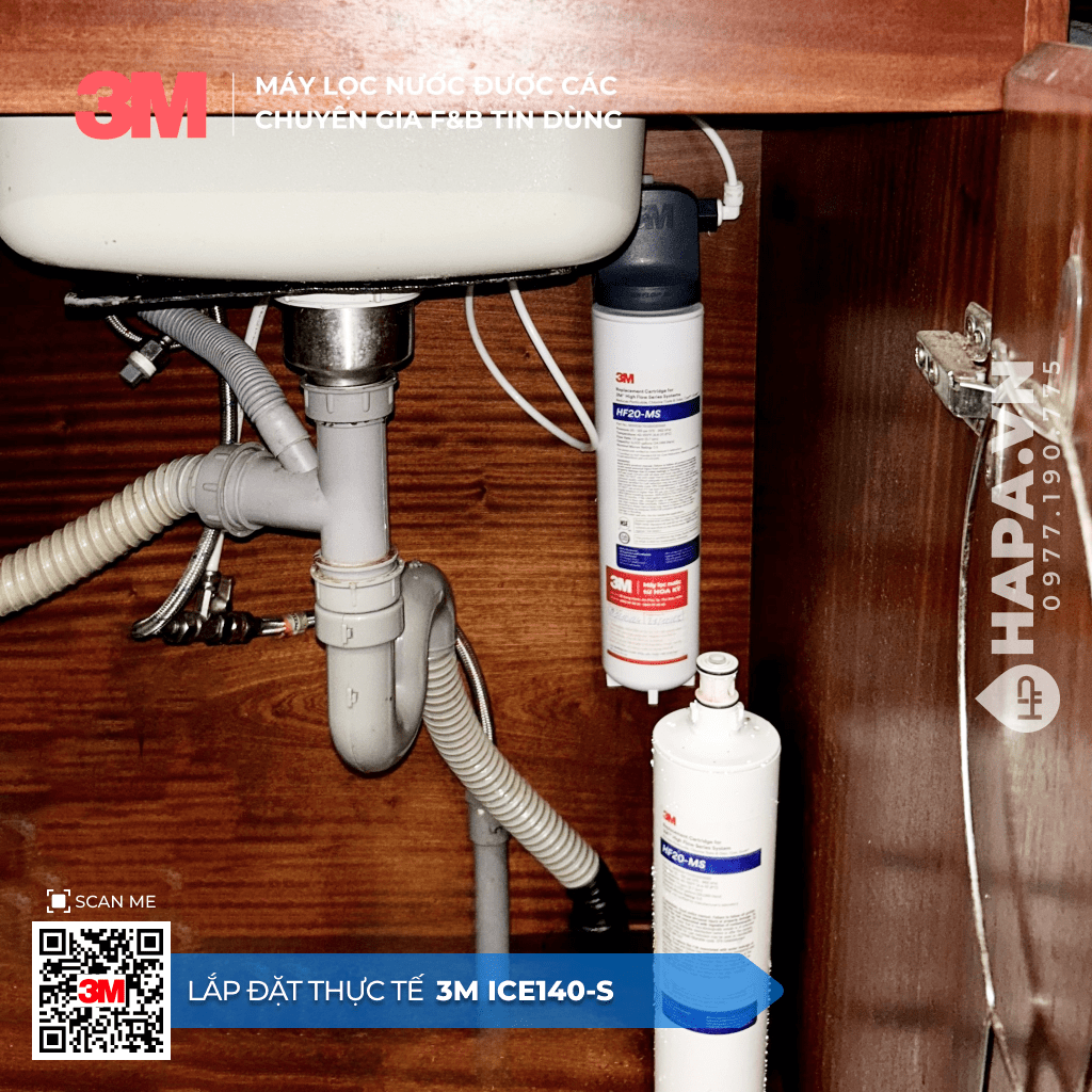 Hình ảnh Lắp Đặt Máy Lọc Nước 3M ICE140-S tại Quán Cà Phê, Quận 2, TP. HCM - 02