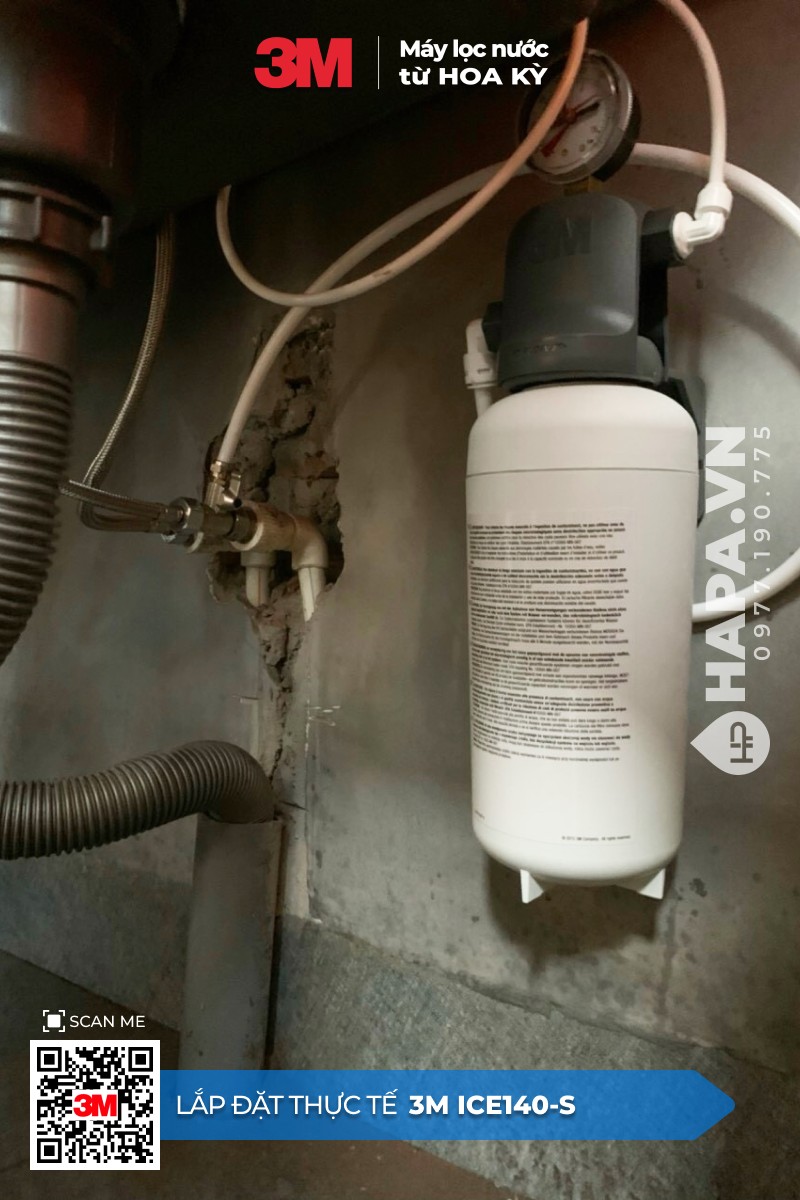 Hình ảnh Lắp Đặt Máy Lọc Nước 3M ICE140-S tại Quán Cà Phê, Quận 7, TP. HCM - 2