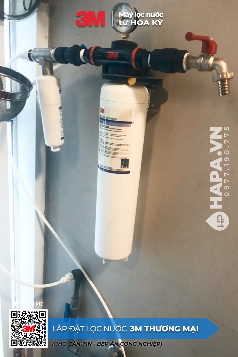 Hình ảnh lắp đặt thực tế của Máy Lọc Nước 3M Cho Nhà Hàng, Quán Cafe tại Nhà hàng Hải sản Quận 6