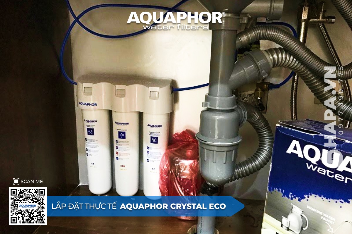 Hình ảnh lắp đặt thực tế của Máy Lọc Nước AQUAPHOR CRYSTAL ECO tại Asiana Capella, Quận 6, TPHCM - 02