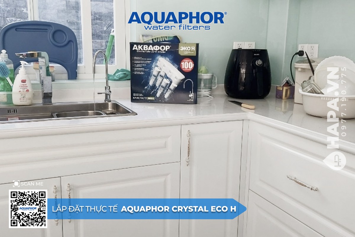 Hình ảnh lắp đặt thực tế của Máy Lọc Nước AQUAPHOR CRYSTAL ECO H ở Chung cư Sunshine Horizon, Quận 4, Thành phố Hồ Chí Minh - 2