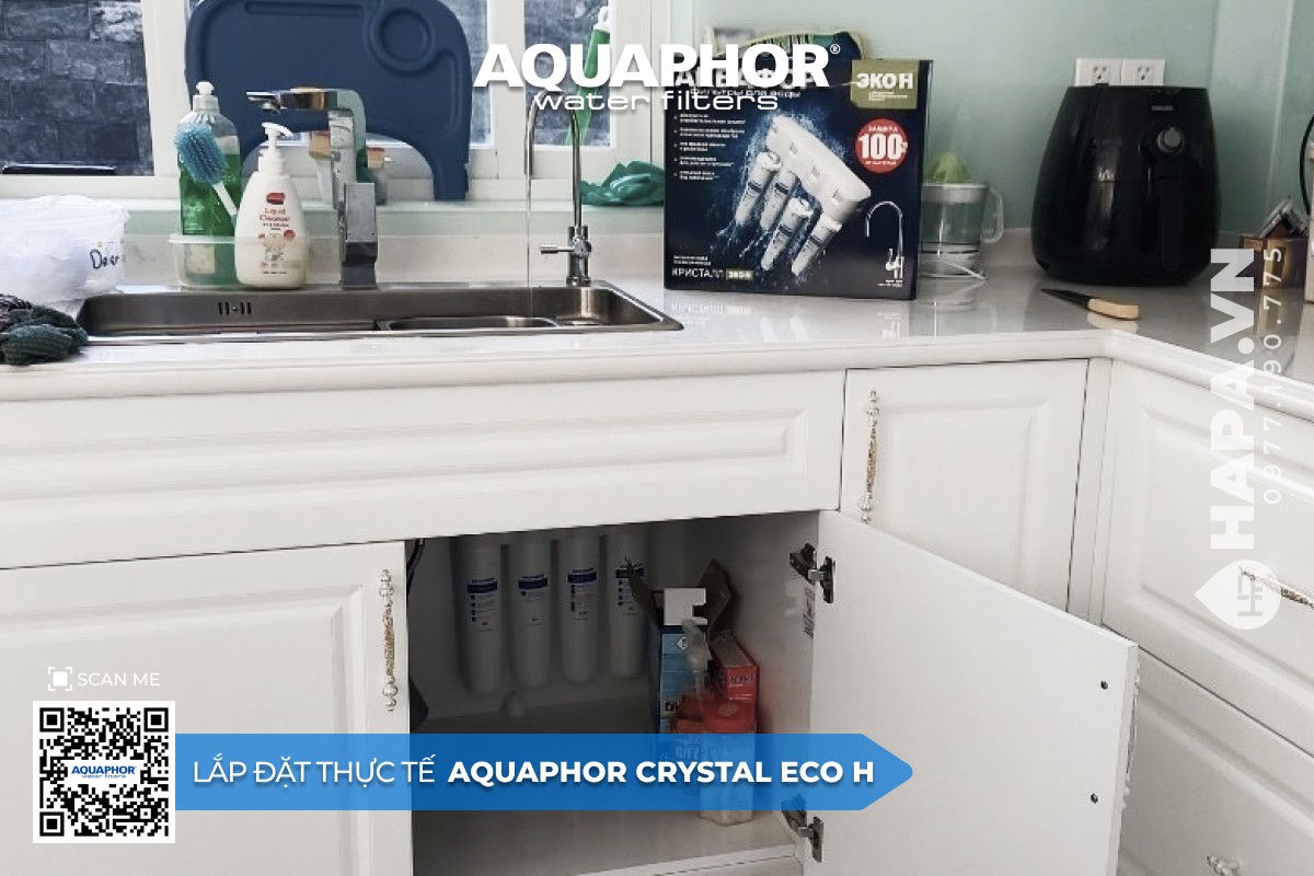 Hình ảnh lắp đặt thực tế của Máy Lọc Nước AQUAPHOR CRYSTAL ECO H ở Chung cư Sunshine Horizon, Quận 4, Thành phố Hồ Chí Minh - 3