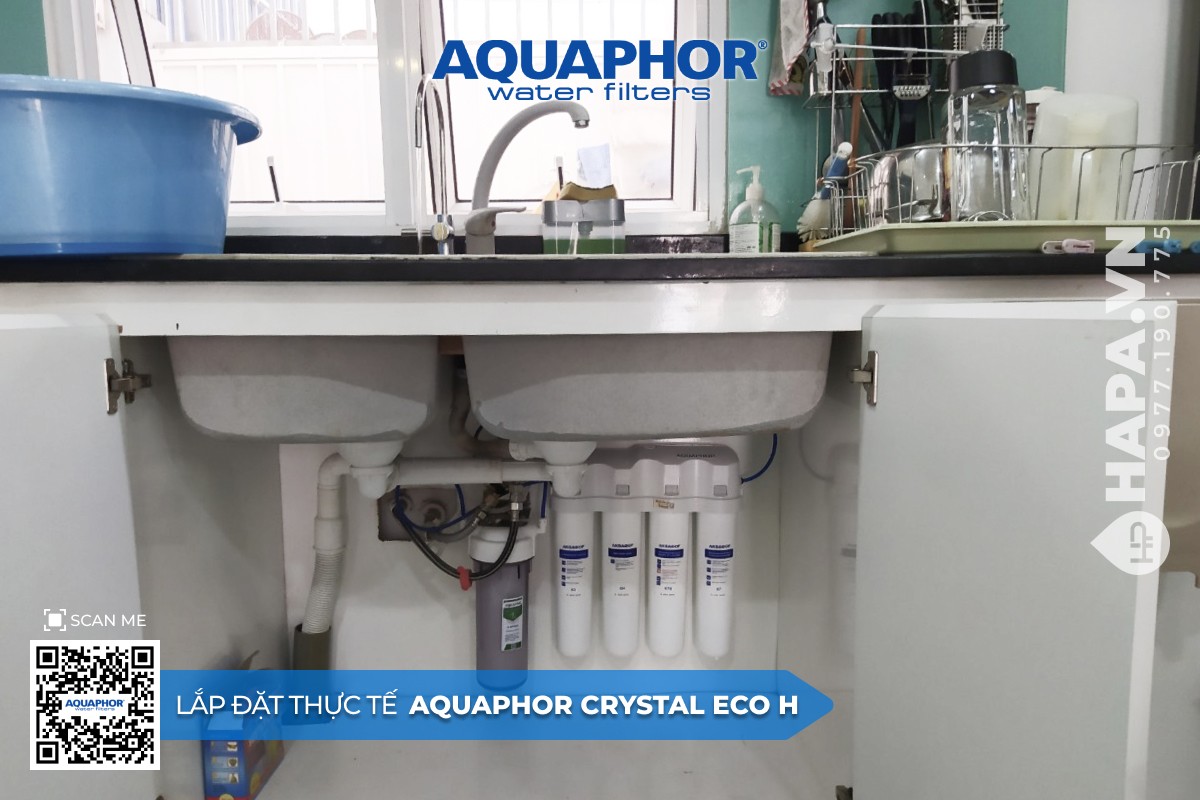 Hình ảnh lắp đặt thực tế của Máy Lọc Nước AQUAPHOR CRYSTAL ECO H ở Chung cư Ventosa Luxury, Quận 5, TPHCM - 2