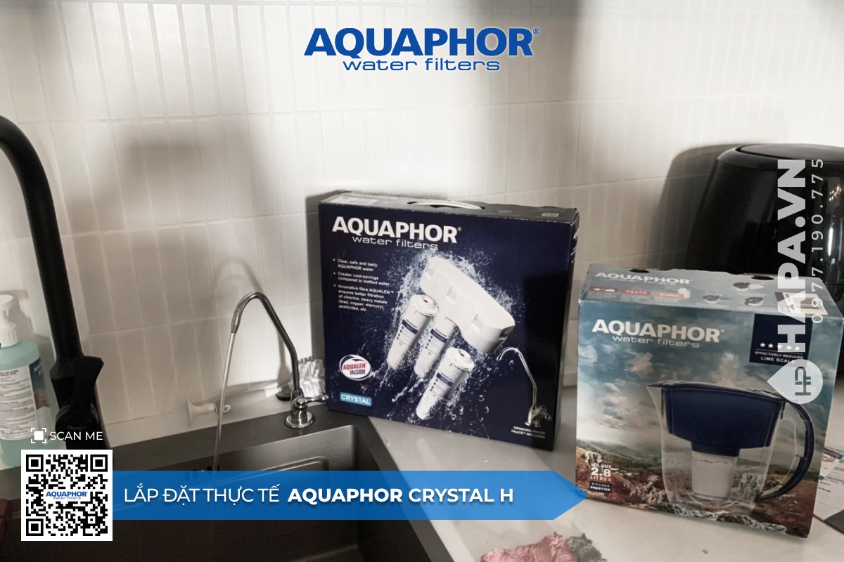 Hình ảnh lắp đặt thực tế của Máy Lọc Nước AQUAPHOR CRYSTAL H tại Chung cư Imperia Gardens, Thanh Xuân, Hà Nội - 2