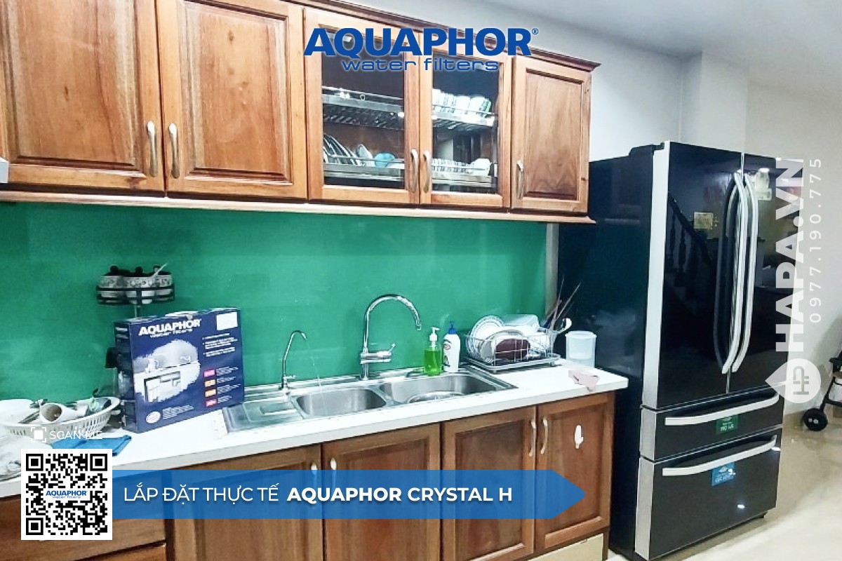 Hình ảnh lắp đặt thực tế của Máy Lọc Nước AQUAPHOR CRYSTAL H tại Chung cư Richmond City, Bình Thạnh, TPHCM - 2