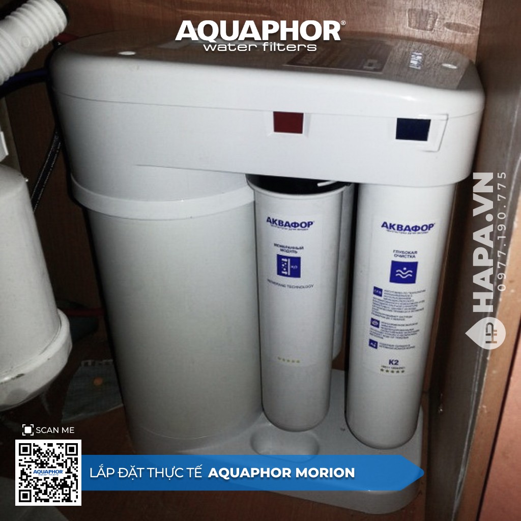 Hình ảnh lắp đặt Máy Lọc Nước AQUAPHOR MORION Cao Cấp tại Saigon Town, Tân Phú, TP. HCM - 2