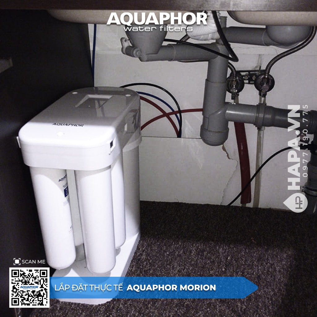 Hình ảnh lắp đặt Máy Lọc Nước AQUAPHOR MORION Cao Cấp tại Sơn Kỳ 1, Tân Phú, TP. HCM - 2