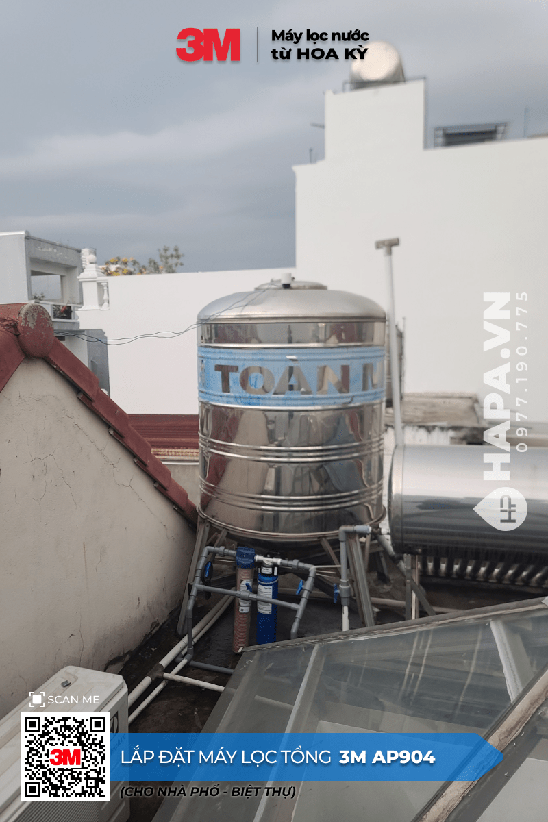Hình ảnh lắp đặt thực tế Máy Lọc Nước Đầu Nguồn 3M AP904 tại Cư xá Lê Đại Hành, Quận 11, TP HCM. - 04