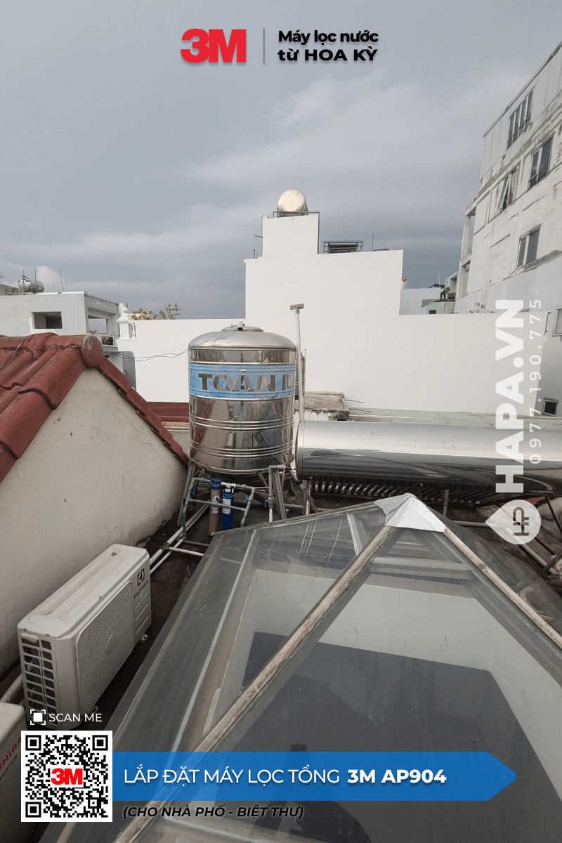 Hình ảnh lắp đặt thực tế Máy Lọc Nước Đầu Nguồn 3M AP904 tại Cư xá Lê Đại Hành, Quận 11, TP HCM. - 05