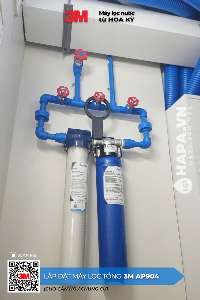 Hình ảnh lắp đặt thực tế Máy Lọc Nước Đầu Nguồn 3M AP904 tại Diamond Island, Quận 2, TP HCM - 03