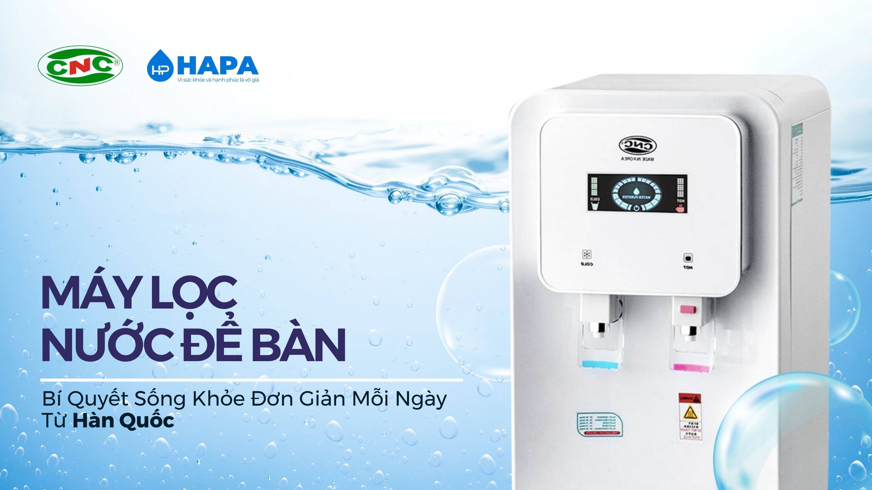 Máy Lọc Nước Để Bàn CNC