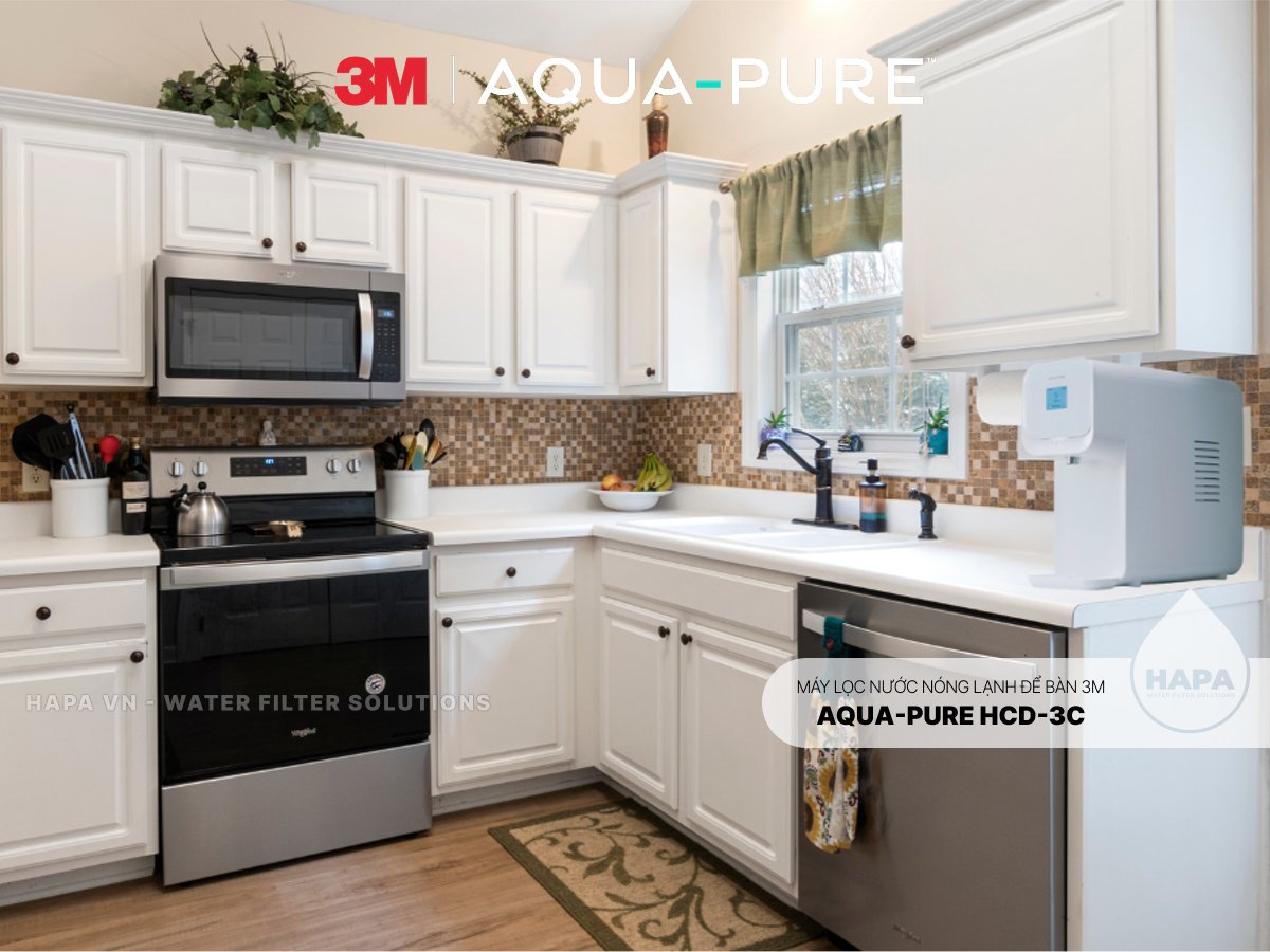 Hình ảnh lắp đặt thực tế của Máy Lọc Nước Nóng Lạnh Để Bàn 3M Aqua-Pure HCD-3C tại HAPA VN - 03