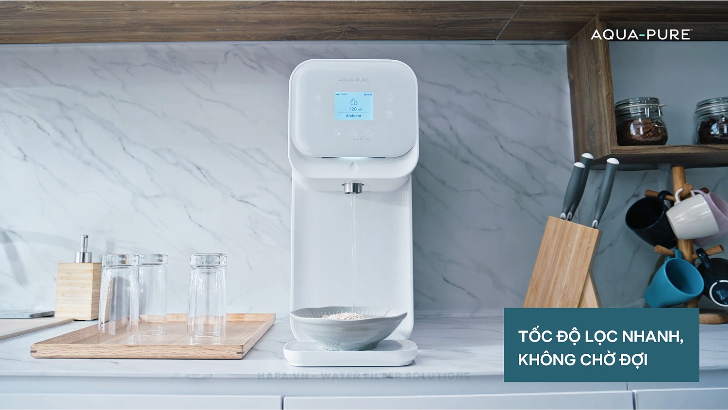 Máy lọc nước 3M Aqua-Pure HCD-3C – công nghệ lọc nước Mỹ, 3 chế độ nóng lạnh tiện lợi