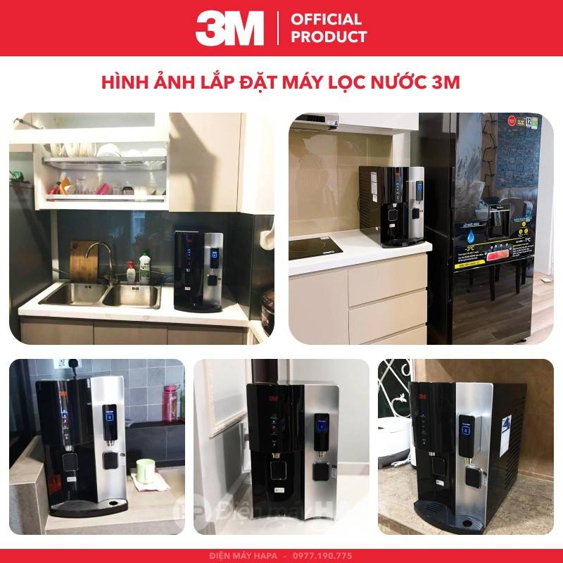 Hình Ảnh Lắp Đặt Thực Tế Của Máy Lọc Nước Nóng Lạnh Để Bàn 3M HCD-2