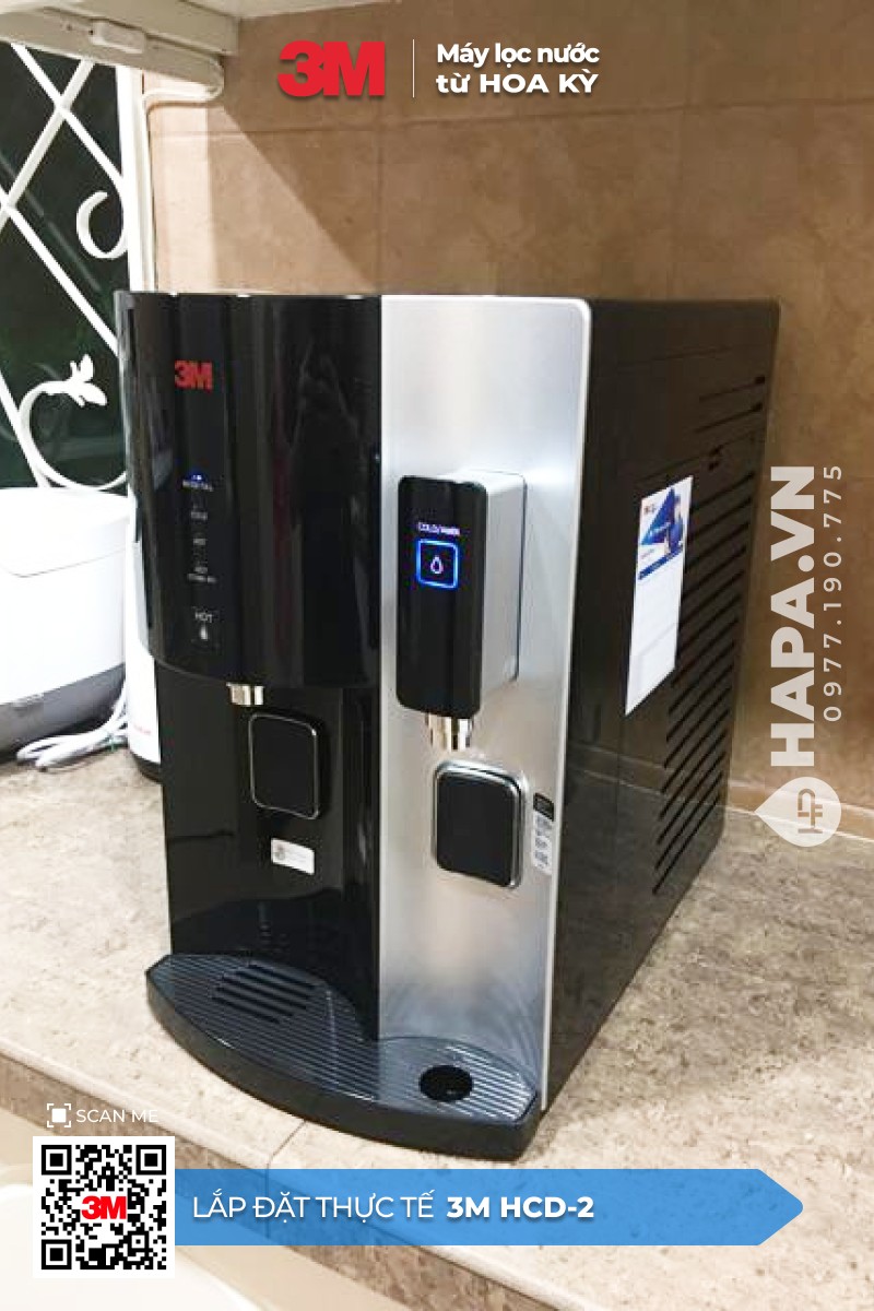 Hình ảnh lắp đặt thực tế của Máy Lọc Nước Nóng Lạng Để Bàn 3M HCD-2 tại Cantavil An Phú, Quận 2, TP. HCM