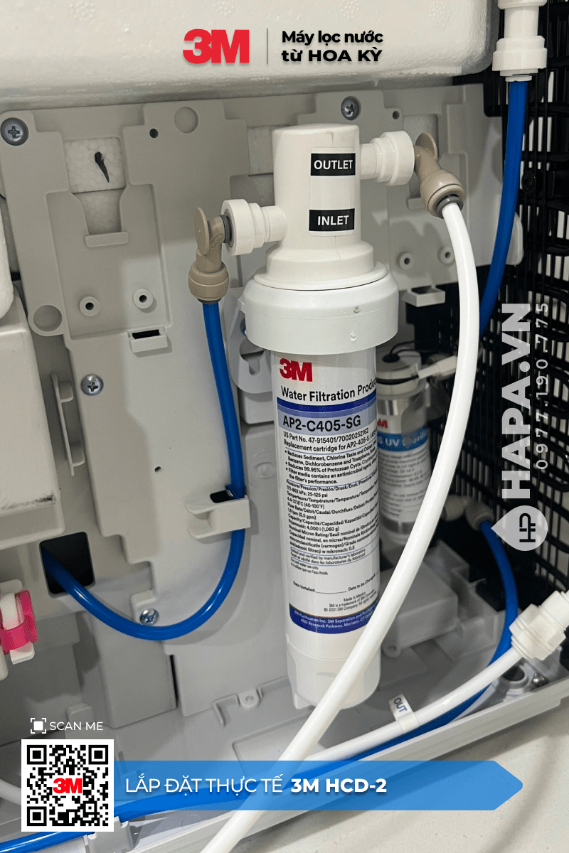 Hình ảnh lắp đặt thực tế của Máy Lọc Nước Nóng Lạng Để Bàn 3M HCD-2 tại Jamila Khang Điền, Quận 9, TP. HCM - 02