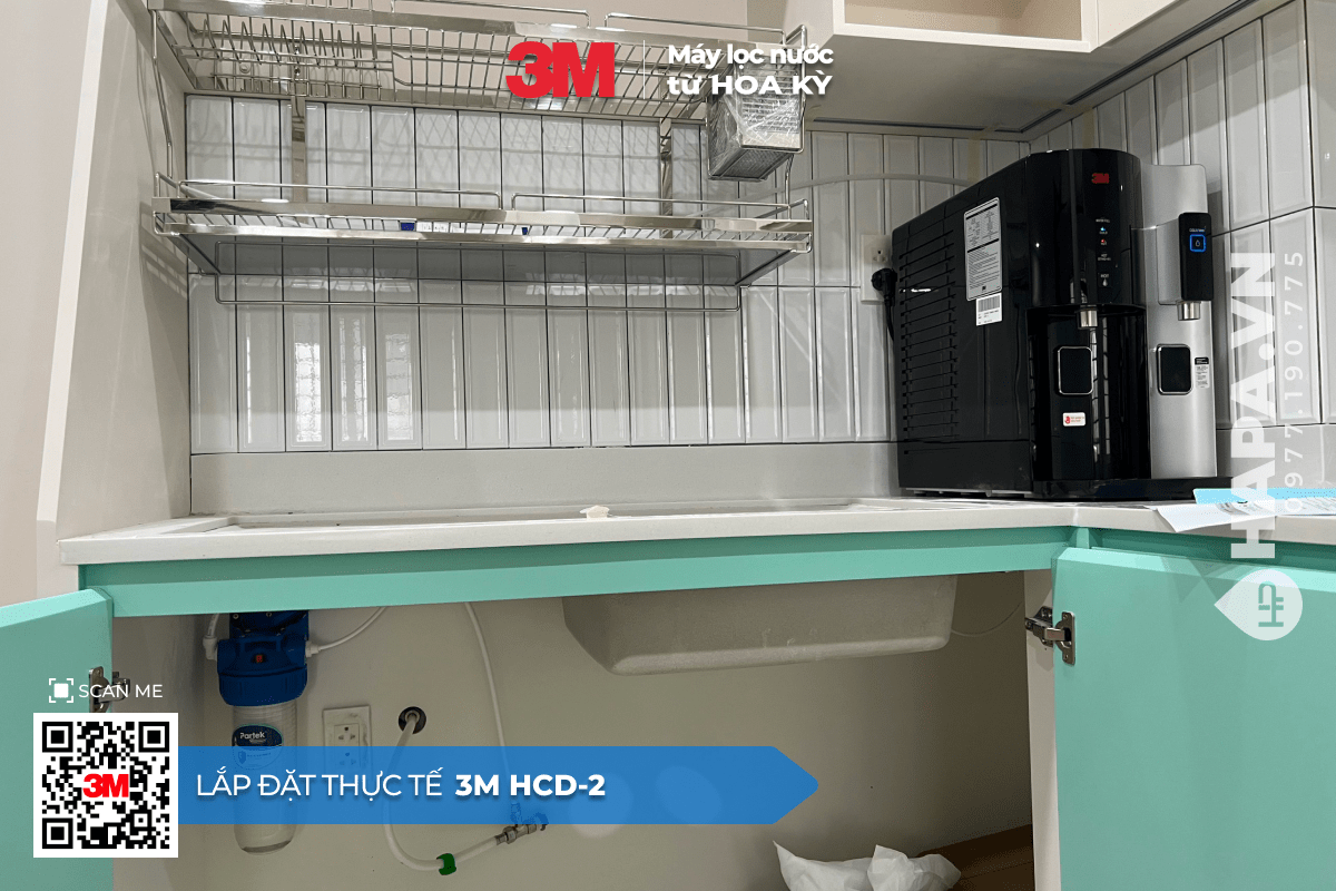 Hình ảnh lắp đặt thực tế của Máy Lọc Nước Nóng Lạng Để Bàn 3M HCD-2 tại Jamila Khang Điền, Quận 9, TP. HCM - 05