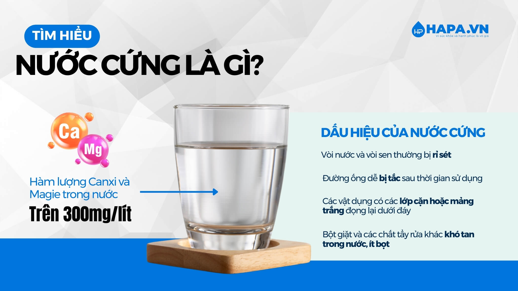 Tìm hiểu về nước cứng là gì?