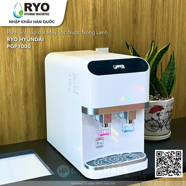 Hình lắp đặt thực tế máy lọc nước RYO Hyundai - 3