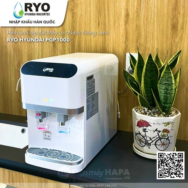 Hình lắp đặt thực tế máy lọc nước RYO Hyundai - 2