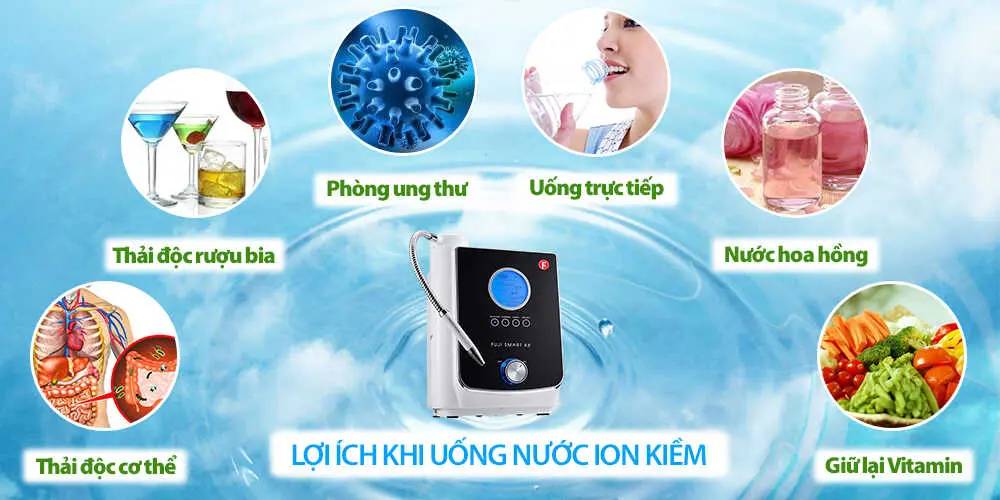 Tận dụng tác dụng của nước iON hóa