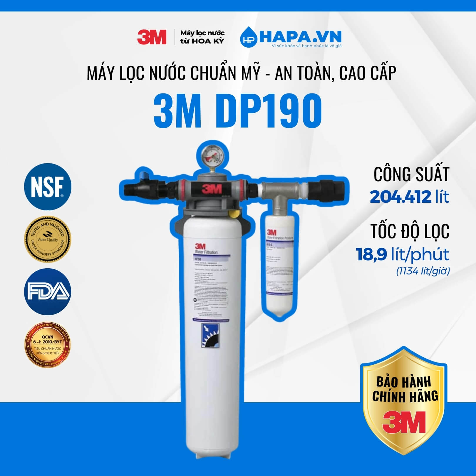 3M DP190 thiết kế gọn nhẹ, công suất lớn