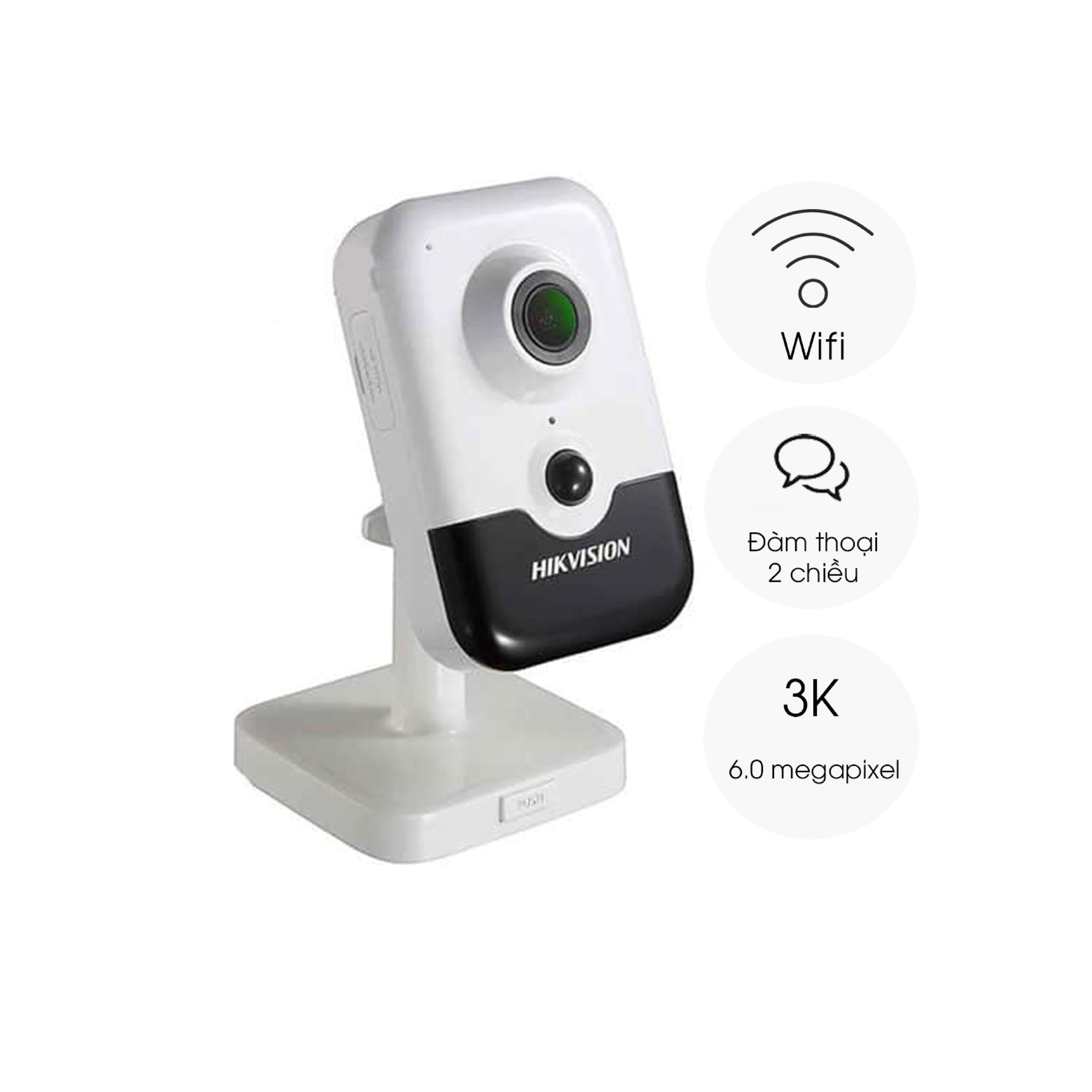 Mắt Camera IP/Wifi Hikvision DS-2CD2463G0-IW 6.0 Mpx lắp trong nhà