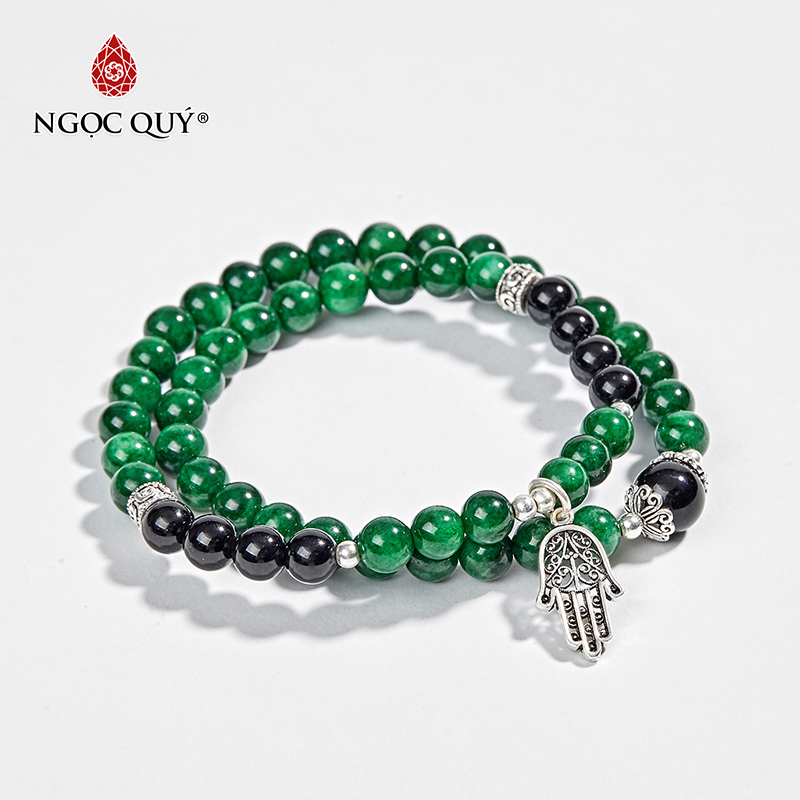 vòng tay đá cẩm thạch sơn thủy