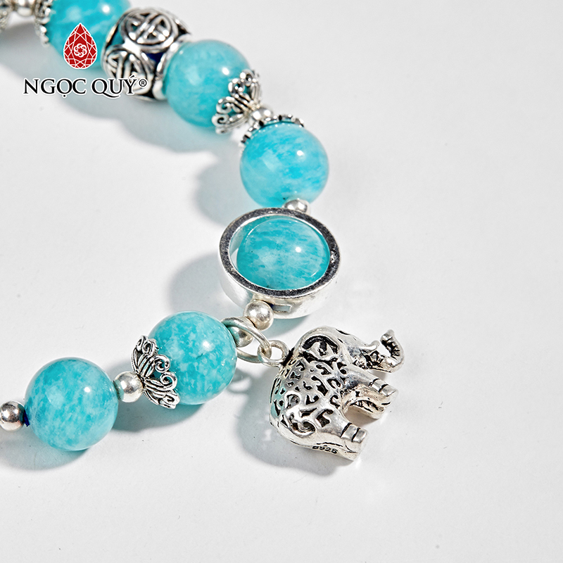 vòng tay đá amazonite