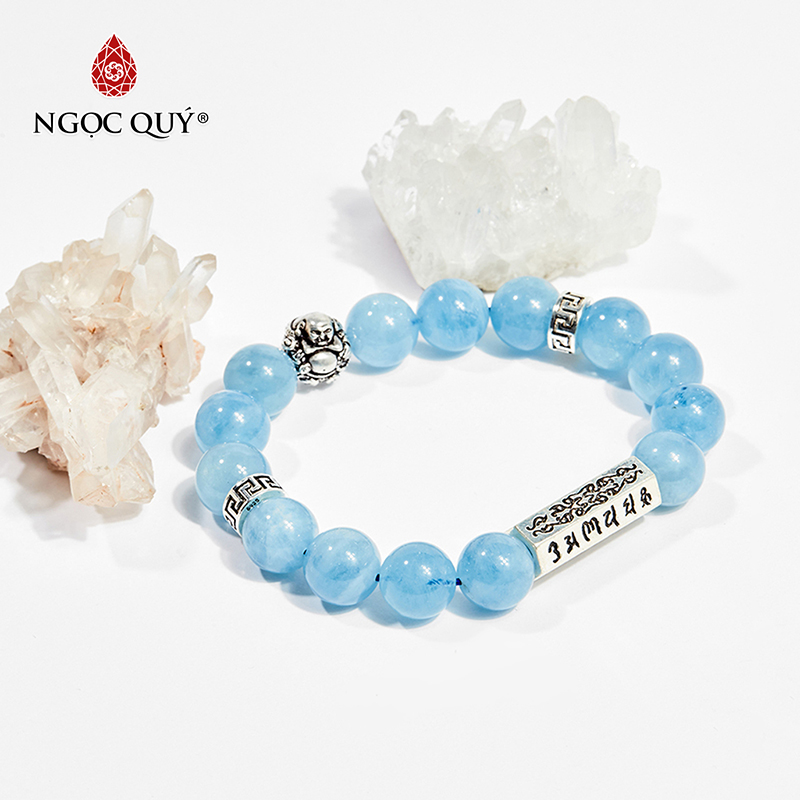 Vòng tay Đá Aquamarine