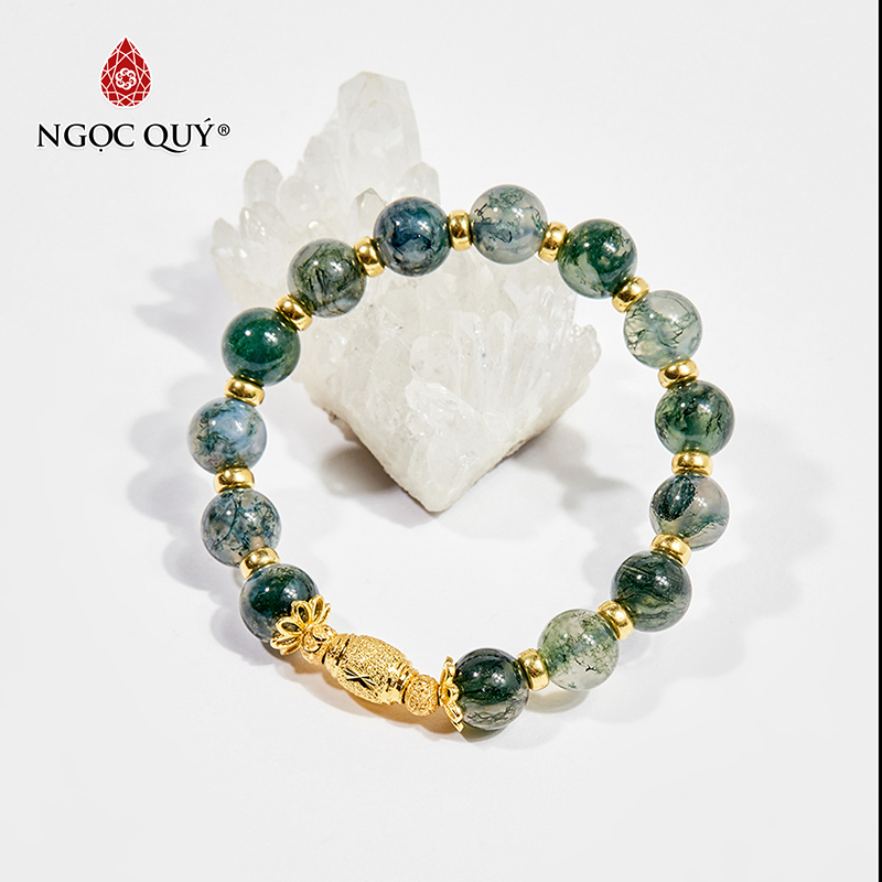 vòng tay đá băng ngọc thủy tảo