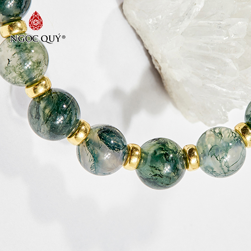 vòng tay đá băng ngọc thủy tảo