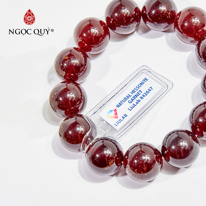 vòng tay đá garnet