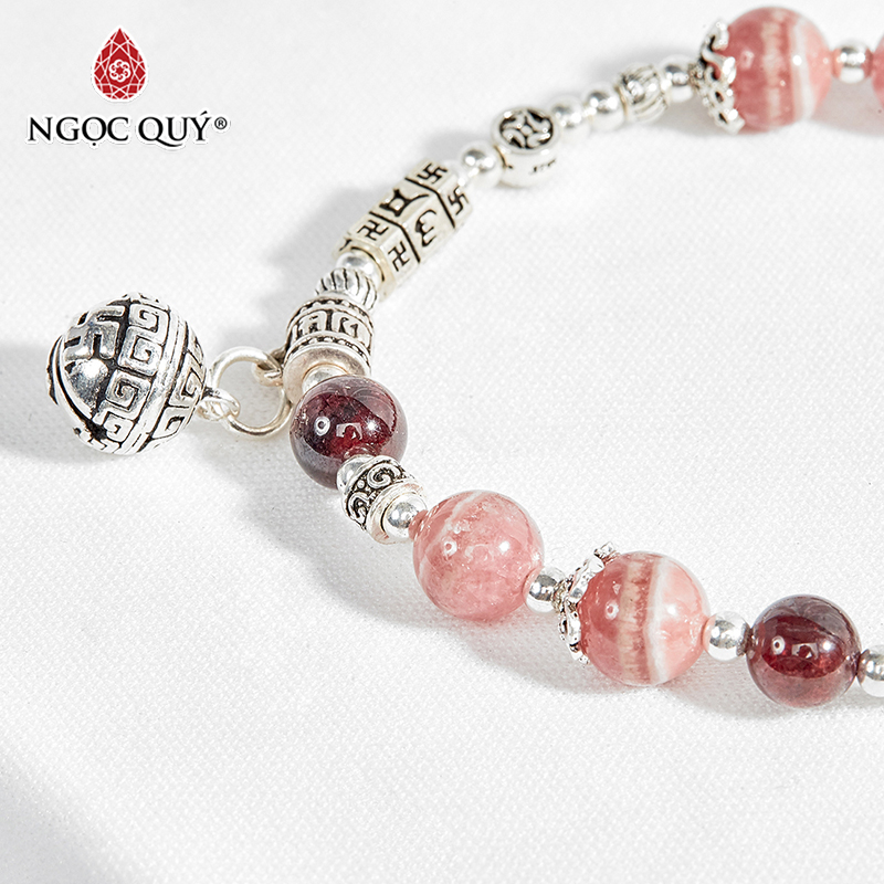 vòng tay đá garnet