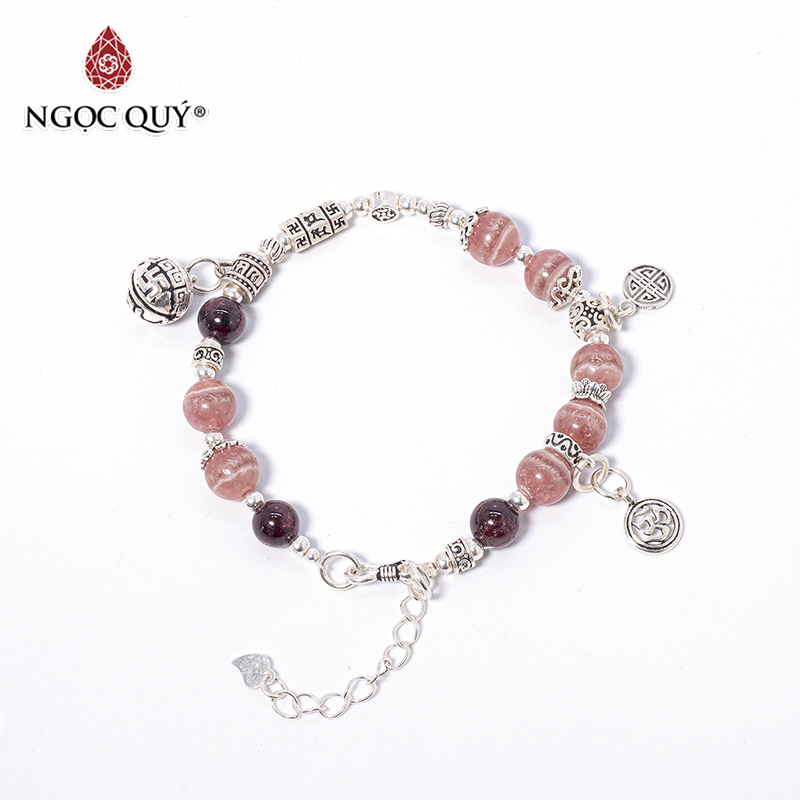 vòng tay đá garnet