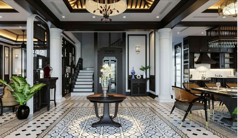 Phong cách Indochine gần gũi, mộc mạc