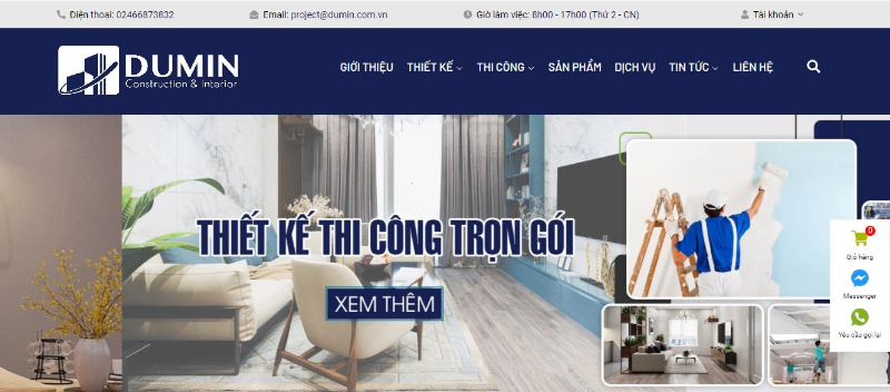 DUMIN - Đơn vị thiết kế nhà ở uy tín, chất lượng tại Hà Nội