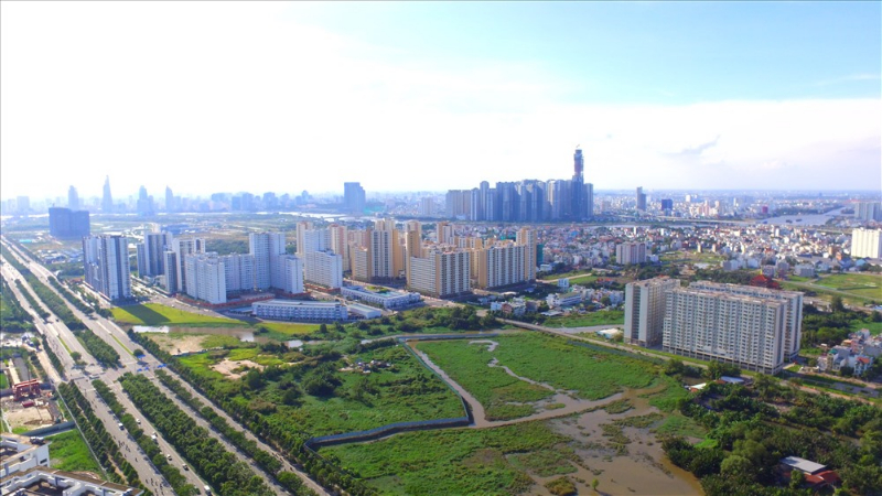 Thị trường bất động sản tại vùng ven có giá cả đất đai thấp và quỹ đất cũng rất dồi dào