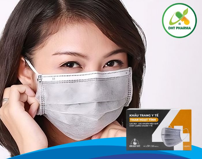 Khẩu trang y tế 4 lớp Bông Bạch Tuyết